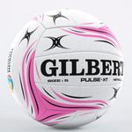 Gilbert Netball Match Ball - PULSE XT Sz: 5 - Packs of  1  3 & 5 Balls  FREE p&p