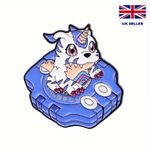 Anime Digimon Metal Brooch Enamel Pin for Backpacks, Jackets - Gabumon
