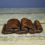 6.8" Collect China Wood Hand Carving Wooden Stand Home Decor Penholder