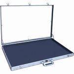 Portable Card Display Case Metal Aluminum Acrylic Showcase Padded Padded