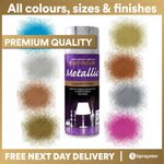 Rust-Oleum Metallic Multi-Purpose Spray Paint Gold Chrome Copper Silver Blue....