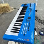 Yamaha MX49 49-Key Blue Synth Action Electronic Keyboard without Stand