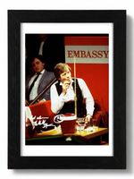 Alex Higgins Signed Autograph PHOTO Pre Print Music 6x4/A4/ Framed snooker