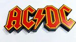 AC/DC ACDC Music Logo Sign Self Standing Band Room Display 20cm x 8.9cm