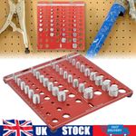 Standard and Metric Nut & Bolt 34 Thread Checker Bolt and Nut Identifier Gauge