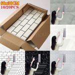 10-20X PVC Brick Marble Wall Tiles Sticker Panel Self-Adhesive Kitchen Decor
