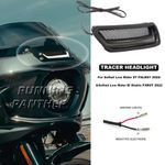 For Harley Softail Low Rider ST FXLRST FXRST Headlight LED Fairing Vent Lights