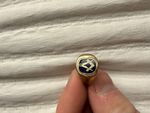 Masonic Craft Square & Compasses Signet Ring Freemasons Theme - Size O (17.7mm)