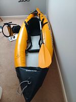 Rare Sevylor K1  River XDS Inflatable Single Kayak with Paddle & Pump SVX100DS