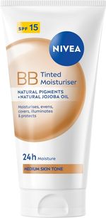 NIVEA BB Tinted Moisturiser SPF 15 Medium 50ml 24 Hour Moisturising BB Cream UK