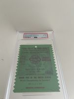 Francois Cevert Fatal Race. Jackie Stewart Did Not Race. PSA 6. Very Rare F1