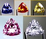 6A Trillion / Trilliant Cut Cubic Zirconia Colour & Size Choice CZ