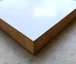 MDF Panel Board High Gloss Melamine Face Colour:White - Size:Cut to Size – 18mm