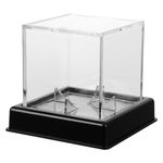 Acrylic Football Display Case Baseball Storage Box Clear Collector
