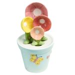 .Kitchen Ceramic Cute Spoon Baking Scale Measuring Spoon With Base