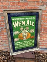 Rare Wem Ales Advertising Sign