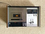 Hitachi TRQ-2040D Stereo Cassette Tape Deck Vintage Wood Case Dolby VU Meters