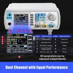 2.4Inch LCD Display 200MSa/s Dual-Channel 15MHz DDS Signal Generator Counter
