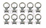 10 x Cargo Load Ring For Unwin Rail Track Land Rover Expedition 4x4 Van Koller