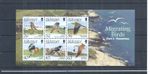 Alderney stamps.  2004 Migrating Birds - Passerines MNH minisheet (AW640)