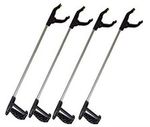 LONG REACH GRABBER REACHER LITTER PICKER HELPING HAND HELD PICK UP TOOL 4 PACK