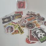 Over 50 x Rock Punk Music Band Stickers Skate Stickers Luggage Decal the beatles