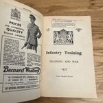Infantry Training - Training And War 1937 Manual Book 28th Herts Hatfield Cadet