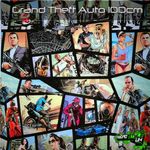 ROLLED - GRAND THEFT AUTO- Hydrographics Film Hydro Dipping Transfer Graphic UK