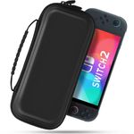 Nintendo switch 2 carry case with Card storage Black. Heystop