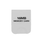TESTED 16MB GameCube Wii Memory Card Video Game Nintendo 251 Blocks White Black