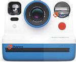 Polaroid Now 2nd Generation I-Type Instant Film Camera - Blue (9073)