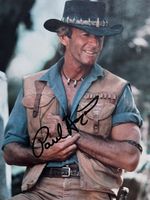 PAIL HOGAN as CROCODILE ‘MICK’ DUNDEE Colour Hand signed 8x10 photo COA