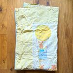 Maurice and Madeline Baby Nursery Quilt Balloon Bunny Print Yellow Blue White
