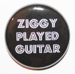 1" (25mm) 'Ziggy Played Guitar' David Bowie Button Badge Pin - High Quality!