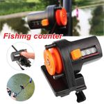 Fishing Line Counter Fishing Tackle Length Gauge Counter Digita Display 0-999M