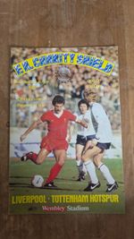 1982 FA CHARITY SHIELD LIVERPOOL V TOTTENHAM HOTSPUR 21/08/82 PROGRAMME WEMBLEY.