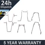 Set of 6 Headlamp Headlight Dip Dipped Beam Bulb Retaining Spring Clip