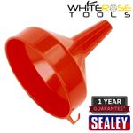 Sealey Funnel Medium Ø185mm Fixed Spout Garage Automotive Workshop Mechanic