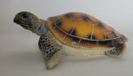 Quirky, vintage, detailed, resin, sea turtle, 13.5cm long