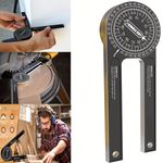 360° Aluminum Miter Saw Protractor Angle Finder for Woodworking Measuring Tool