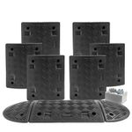 4 M All Black Speed Ramp Kit: 75mm 5 MPH (Fixings Included)