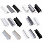 Trim For Bathroom Cladding Wall Panels PVC Shower End Cap H L Corners 10mm 8mm