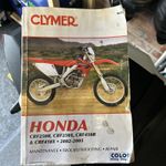 CLYMER CRF 250R & 250X Crf 450X 02-05 MOTOCROSS OWNERS MANUAL #47