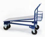 Nesting Heavy Duty Cash and Carry Trolley / Truck with Basket, SWL: 500kg