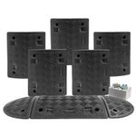 2.5 M All Black Speed Ramp Kit 10 mph 50 mm (Fixings Included)