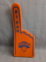New York Knicks Orange Foam Finger New York Double Sided Basketball Retro 