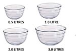 Pyrex O cuisine Glass Mixing Bowl Ovenproof Microwave & Dishwasher NEW DESIGN