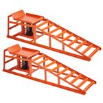 VEVOR Hydraulic Car Ramps Heavy Duty Auto Car Truck Service Ramps 2 Pcs 11000lbs