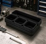 32 Piece Tool Storage Box Organiser Set Workshop Parts Trays Multi Size 