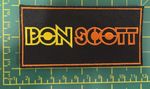 AC/DC Bon Scott  Woven Sew Or Iron On Patch Officially Licensed
